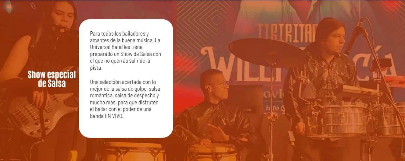La Universal Band — Orquesta Latina en Cali